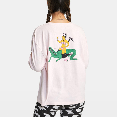 RVCA Γυναικεία μακρυμάνικη μπλούζα Luke Pelletier X Kristen Liu Wong - Long Sleeve T-Shirt